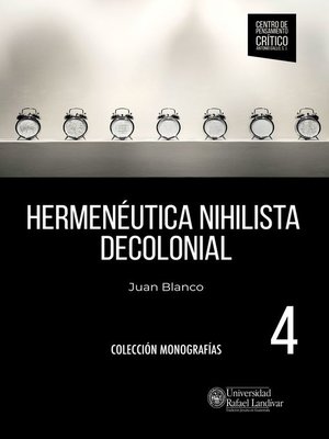 cover image of Hermenéutica nihilista decolonial